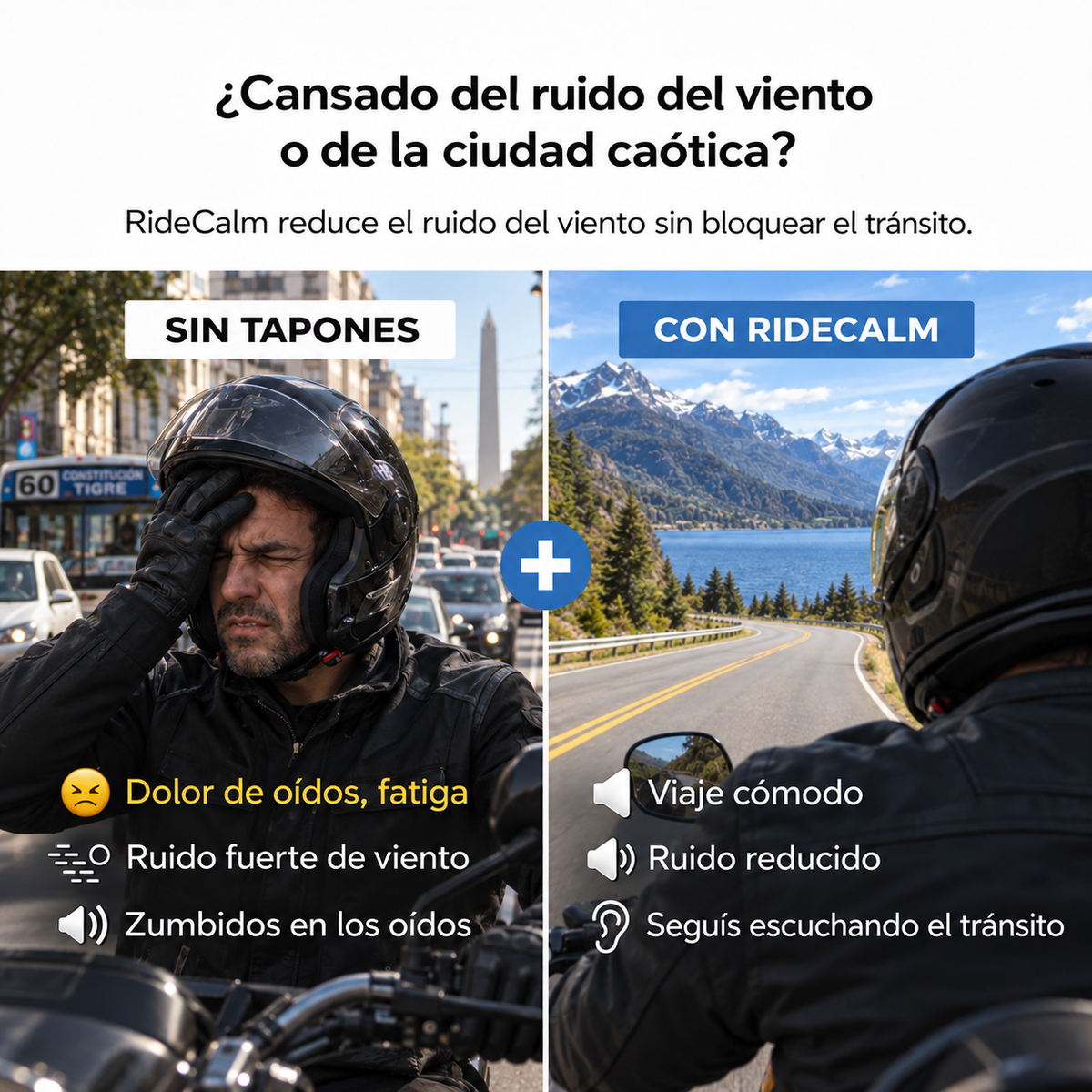 2X1 - Chau ruido de viento, protegé tu audicion